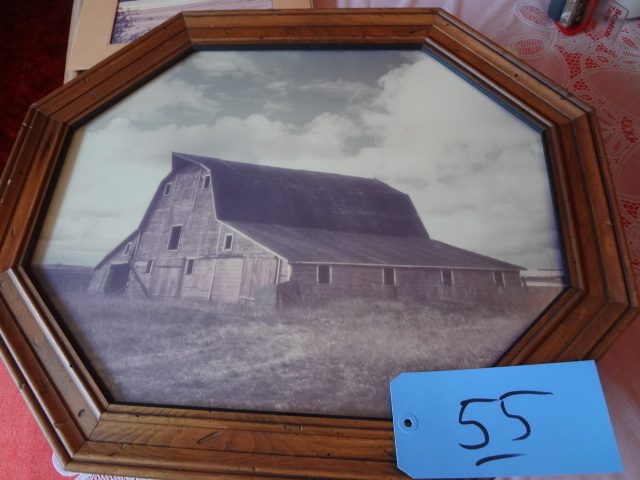 lot 55 image: Barn Prints, Pictures and frames