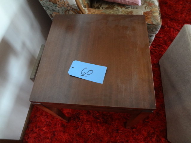 lot 60 image: (3) Corner tables