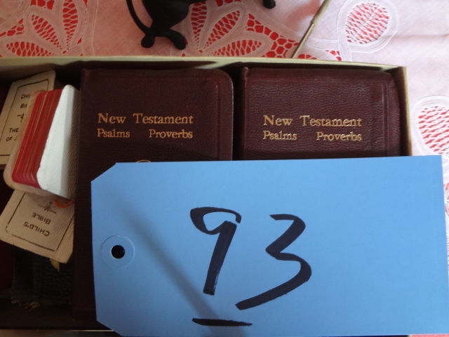 lot 93 image: Box of Bibles