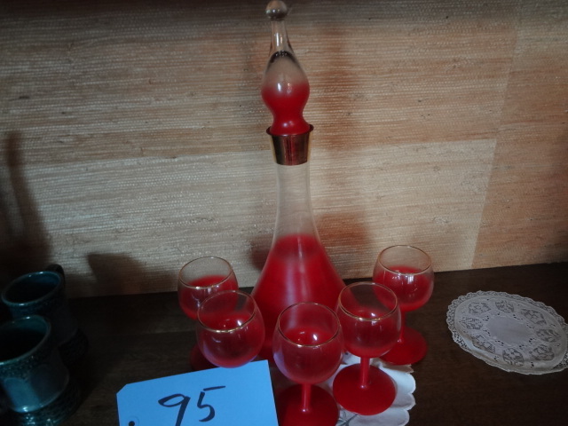lot 95 image: DecanterGlasses