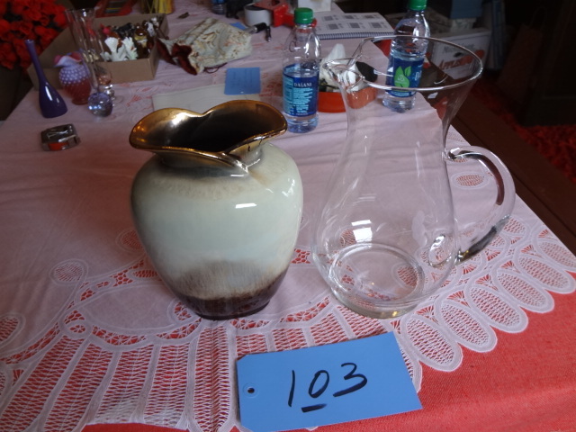 lot 103 image: Pitcher, Vase
