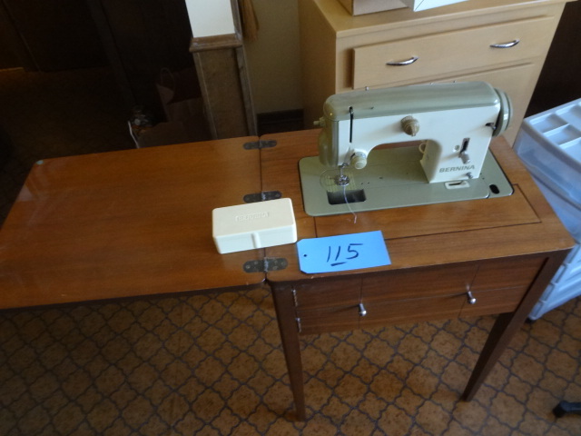 lot 115 image: Bernina sewing machine