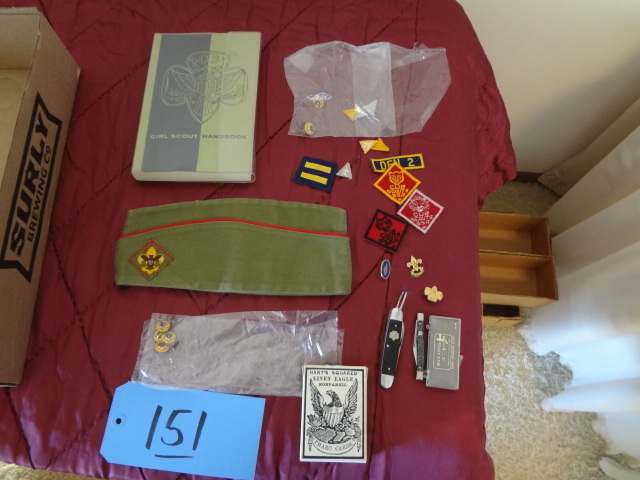 lot 151 image: Boy ScoutGirl Scout Lot