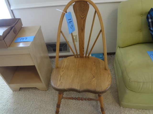 lot 163 image: Wood Chair