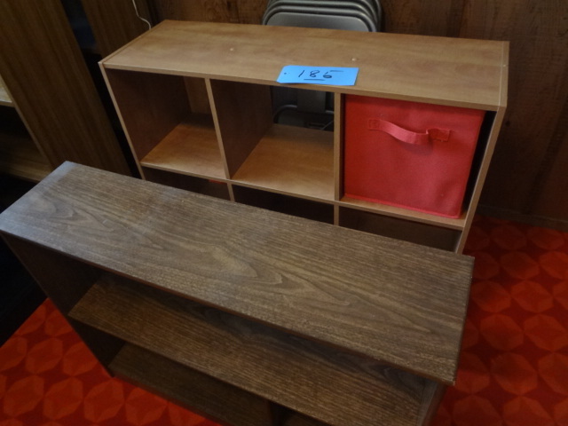 lot 185 image: Pair Smaller shelves