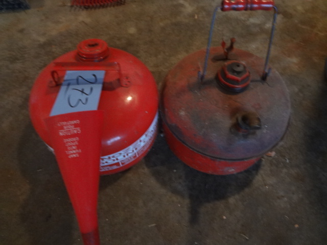 lot 273 image: Pair Gas cans