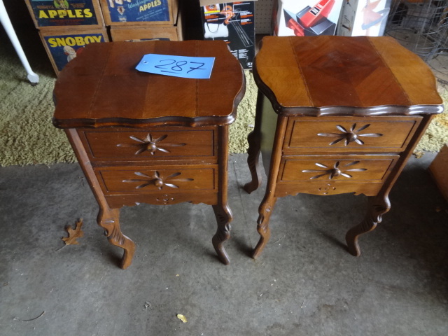 lot 287 image: Pair of Ornate Side tables