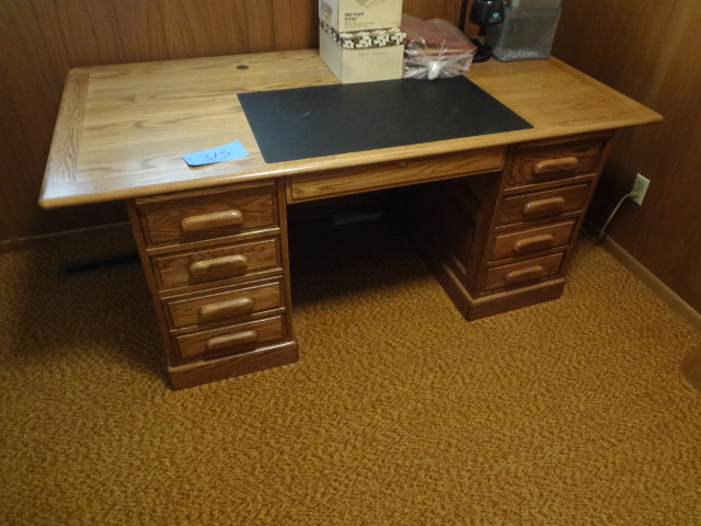 lot 313 image: Oak Desk