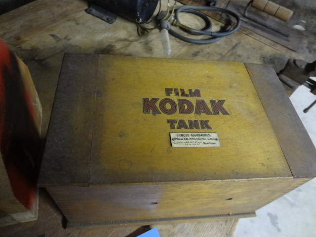 lot 316 image: Old Wooden Kodak Film Box