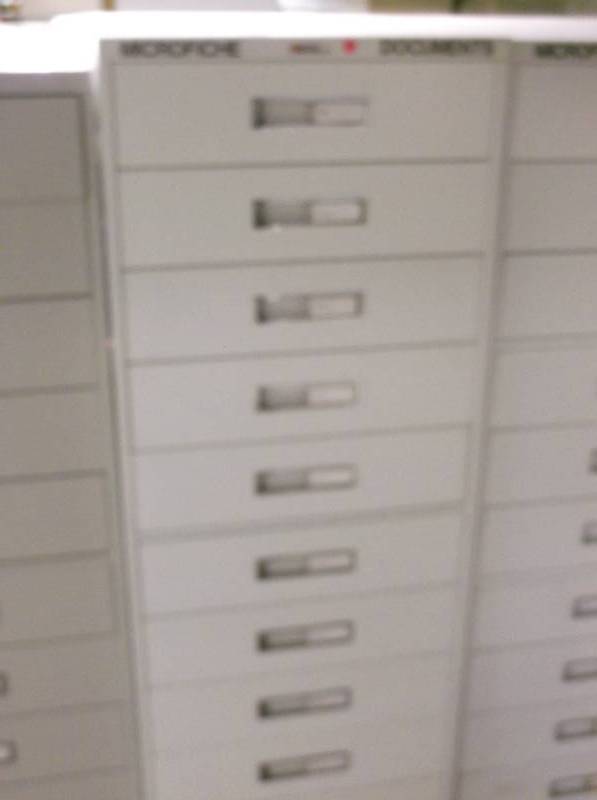 Microfilm Cabinet