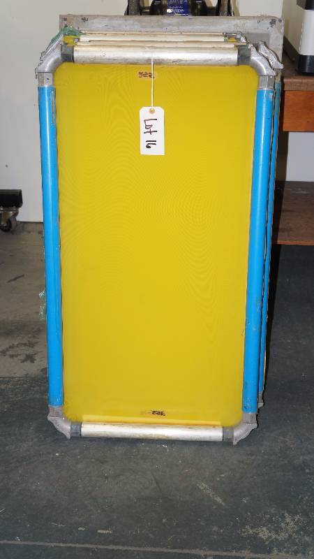 lot 16 image: Qty 8 Misc. Screen Printing Frames