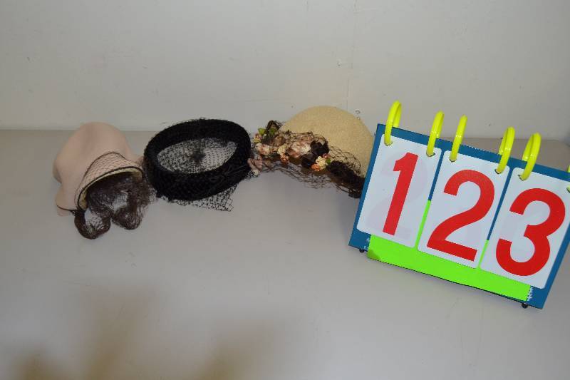 lot 123 image: Vintage Hats