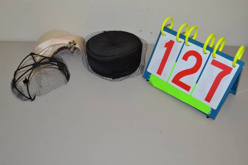 lot 127 image: Vintage hats