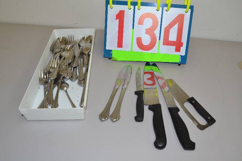 lot 134 image: Flatware