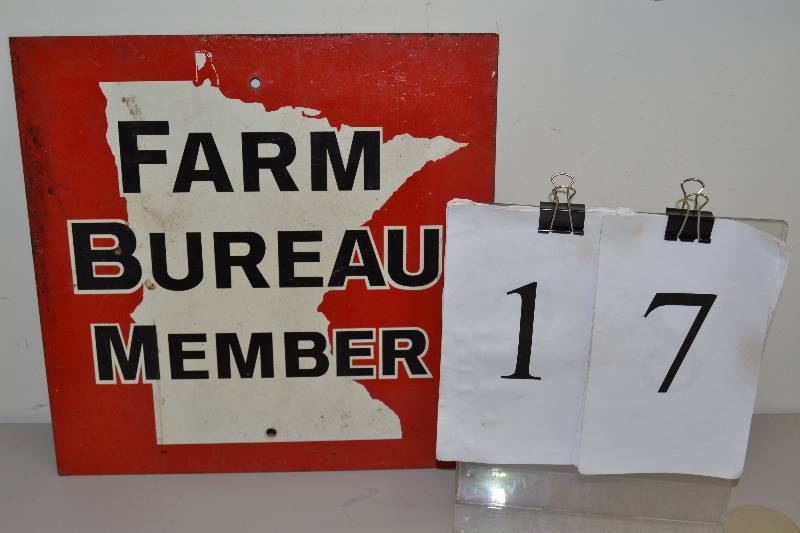 lot 17 image: Metal Sign