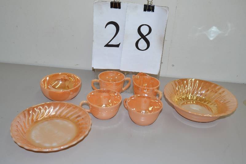 lot 28 image: Fire King Dishes