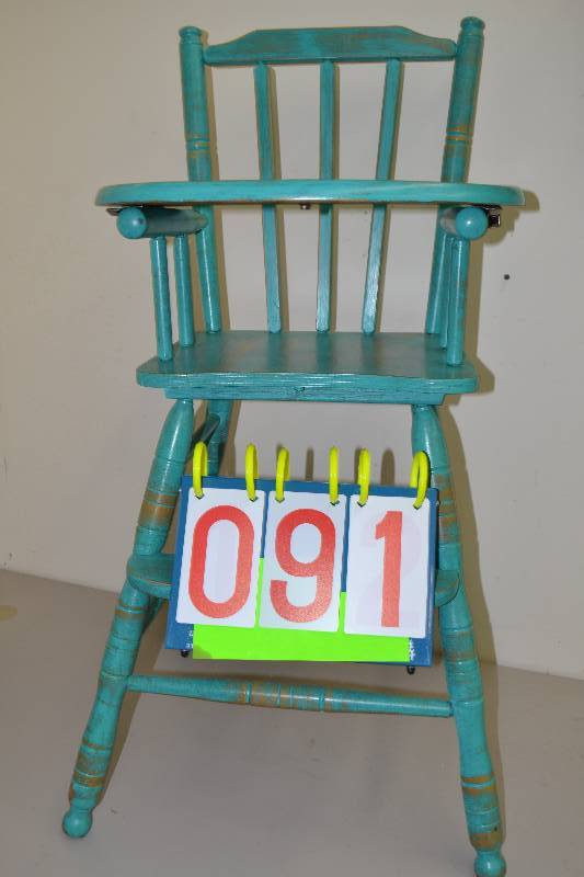 lot 91 image: Highchair
