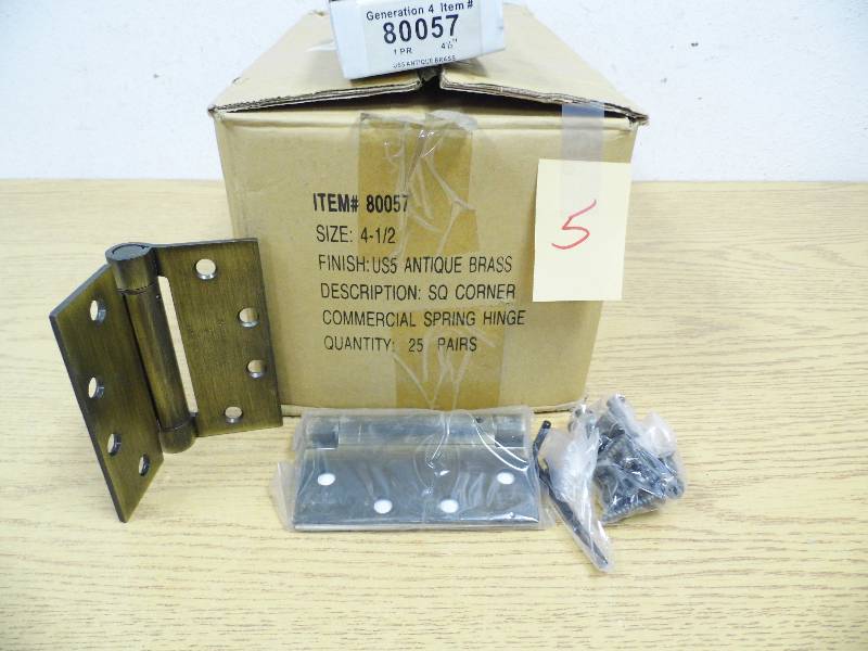 Case of 25 Packs Hinges