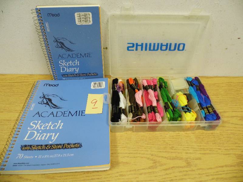 Embroidery Thread & Sketch Books