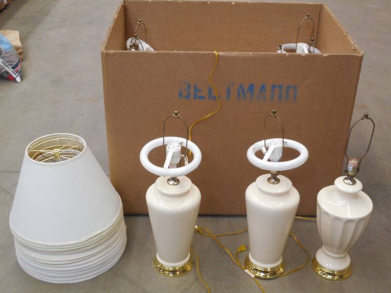 (1) Box Of 120Volt Table Lamps With...