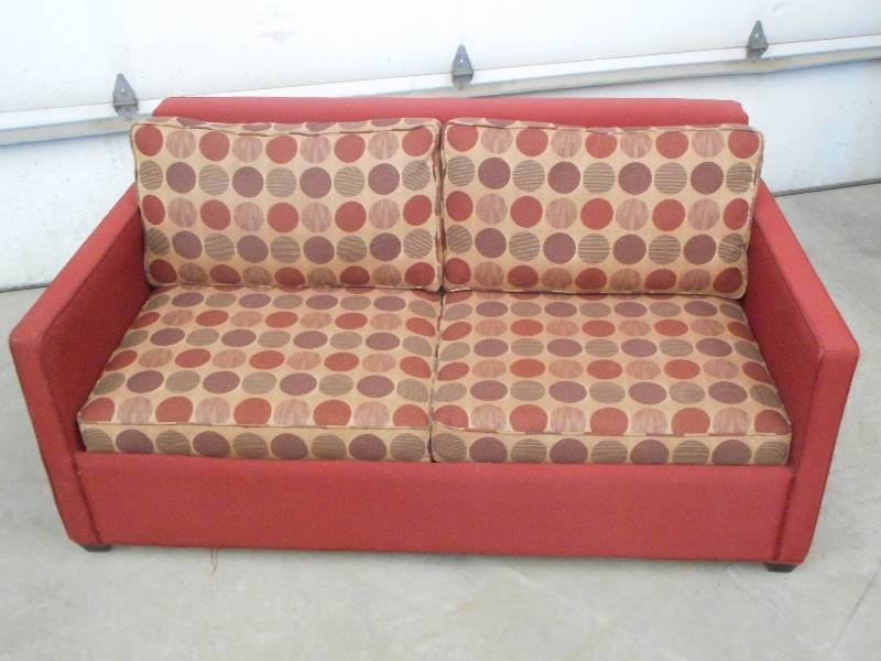 (1) 2-Seater Fabic Sleeper Sofa, Pu...