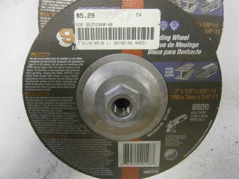 7 Grinding Discs 8 pcs