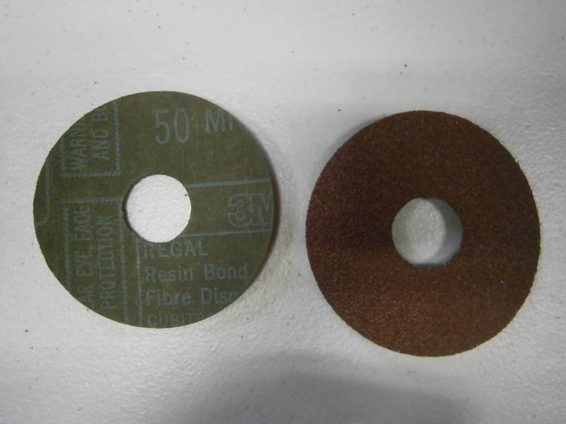 3 Sanding Discs 50 grit 107 pcs