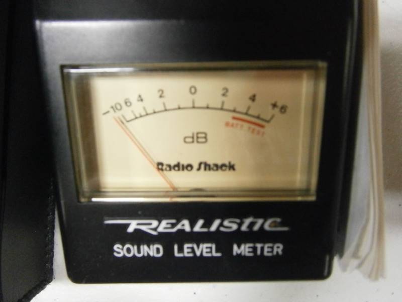 Realistic Sound Meter