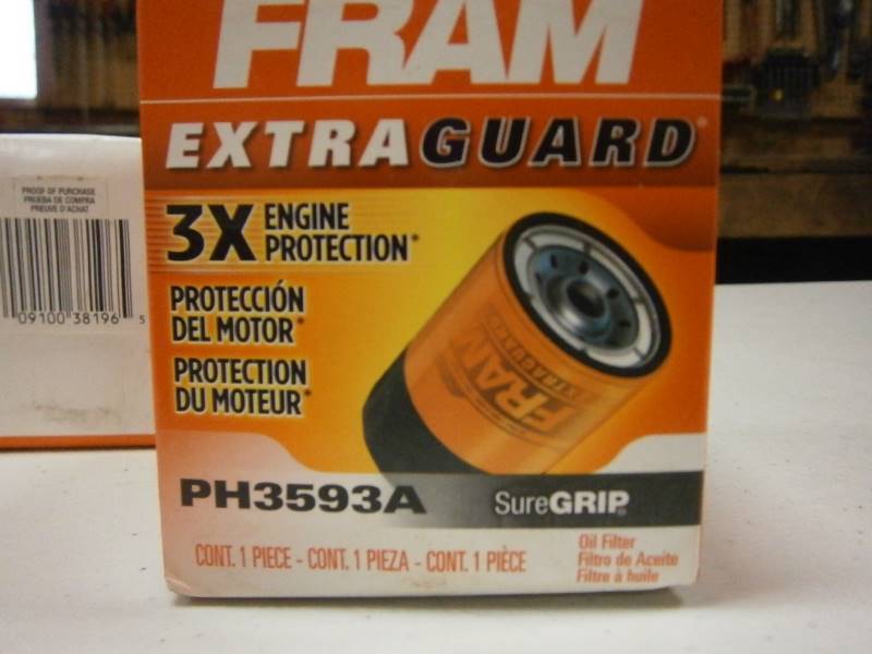 Fram Oil Filters 3 pcs