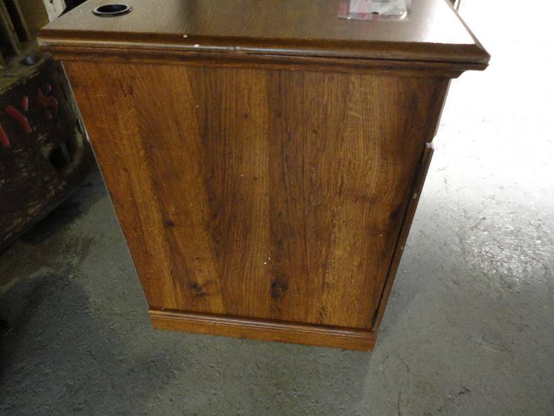 Better Home and Gardens Desk in Abby Oak Finish