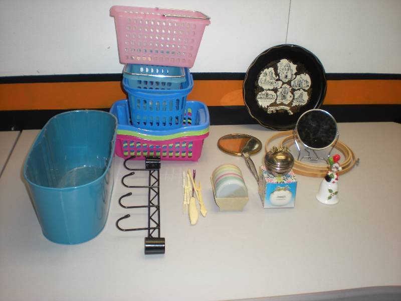 lot 23 image: BASKETS AND MISC