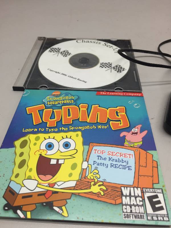 lot 32 image: SPONGE BOB TYPING, SONY PLAYER AND CHASSIS SETUP