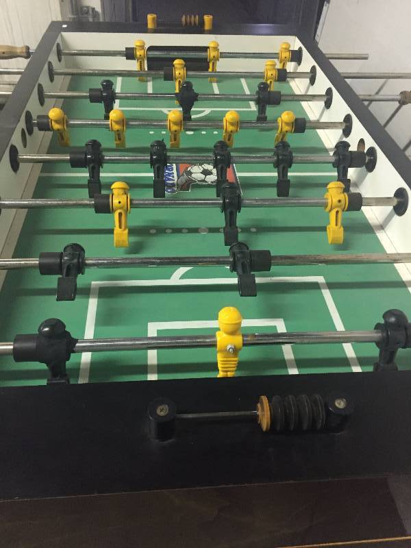 lot 72 image: FOOSBALL TABLE COIN OPERATED