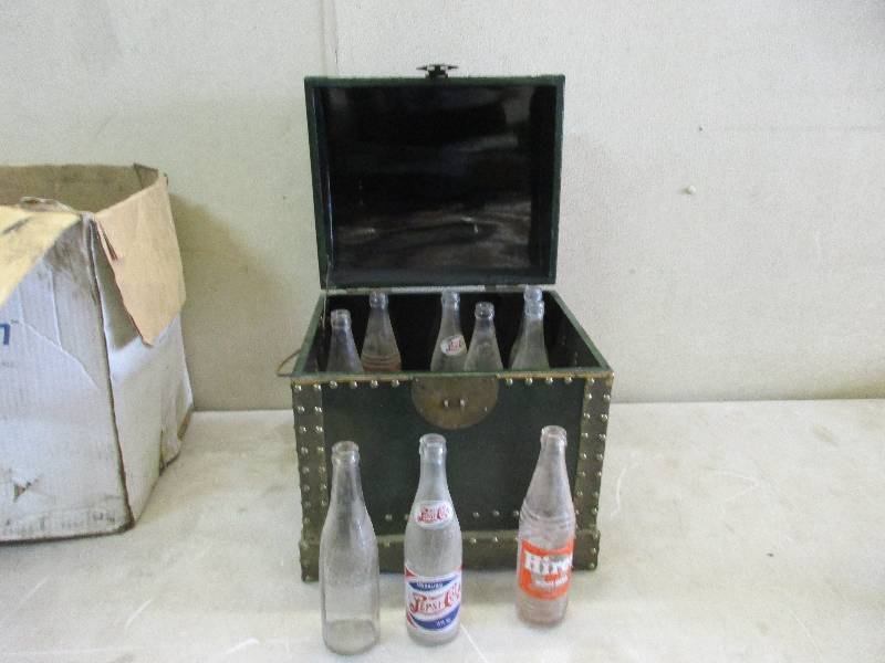 Vintage pop bottles