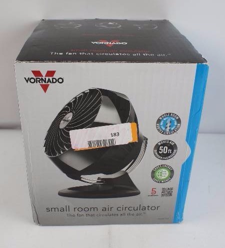lot 183 image: Vornado 160 Small Room Air Circulator Fan