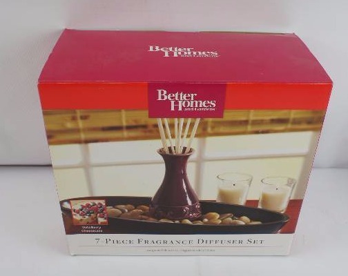 lot 175 image: Better Homes and Gardens 7-Piece Fragrance Diffuser Set