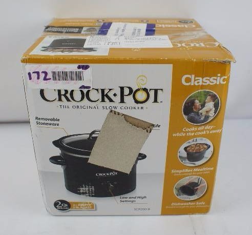 lot 172 image: Crock-Pot Manual Slow Cooker