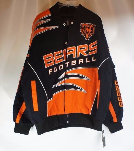 lot 857 image: Chicago Bears NFL Unisex Shred Cotton Twill Jacket