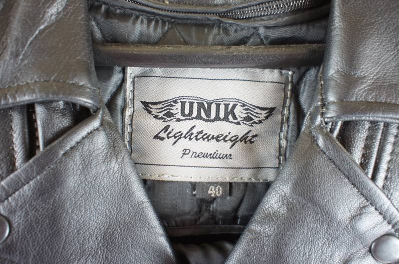lot 929 image: Unik Lightweight Premium Leather Jacket Size 40