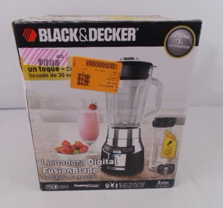 lot 425 image: BLACKDECKER BL1820SG-P Fusion Blade Digital Blender, BlackSilver