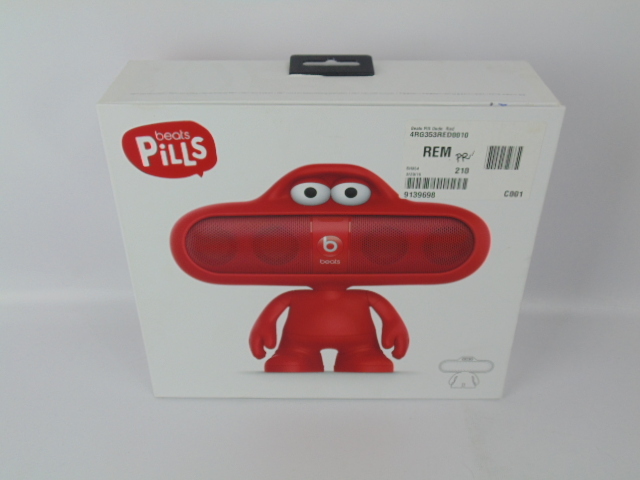 lot 73 image: Beats Dude Stand for Pill Portable Speaker - Red