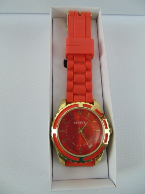 lot 94 image: Geneve 7-Piece Silicone Watch Set