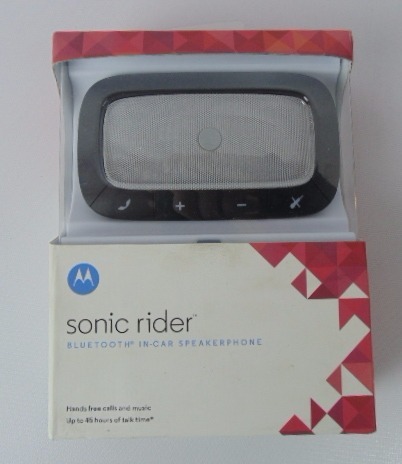 lot 255 image: Motorola 89589N Sonic Rider Bluetooth Car Kit -Black