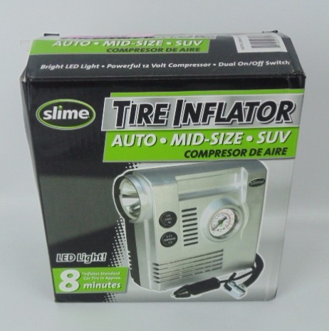 lot 261 image: Slime 12-Volt Inflator with Gauge and Light Images