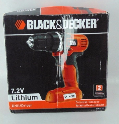 lot 267 image: Black & Decker LDX172C 7.2-Volt Lithium-Ion DrillDriver