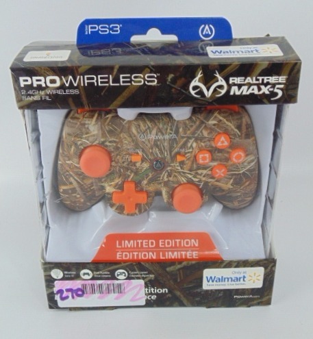 lot 270 image: Power A Realtree Pro Wireless Controller - Camo