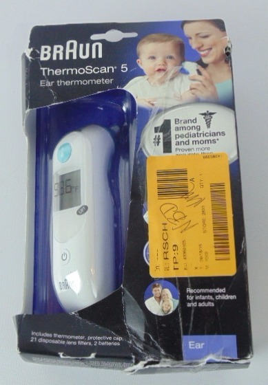 lot 273 image: Braun Thermoscan 5 Ear Thermometer