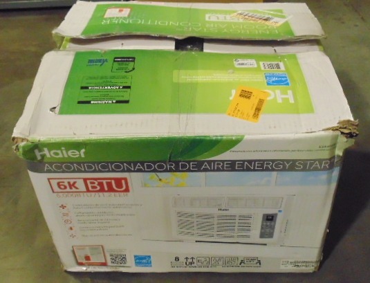 lot 283 image: HAIER AMERICA TRADING ESA406M 6K Window Air Conditioner