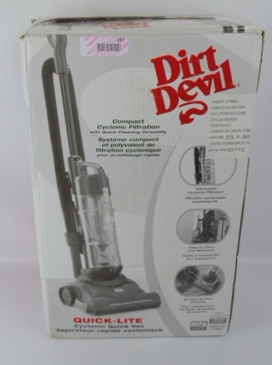 lot 287 image: Dirt Devil Quick-Lite Cyclonic Quick Vac