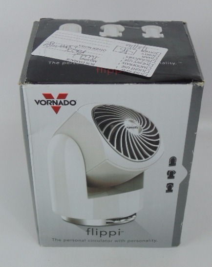 lot 299 image: Vornado Flippi V6 Personal Air Circulator Fan White